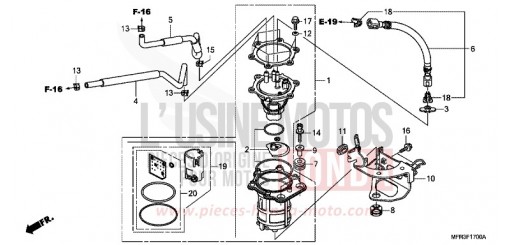 POMPE A CARBURANT VT1300CXAA de 2010